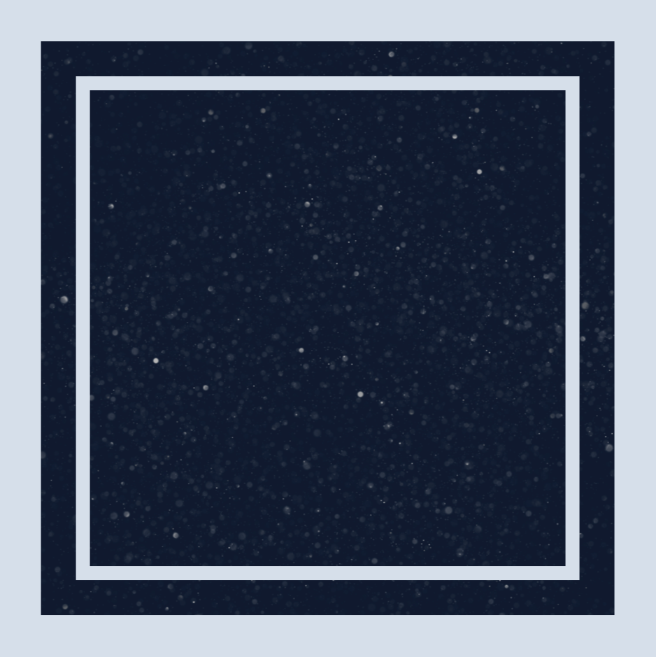 Navy blue scarf with a white border on a white background